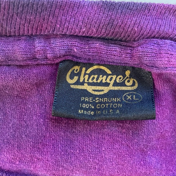 Vintage 1997 Changes Superman T-Shirt Mens XL Tie Dye DC Comics AOP 90s USA Tee - Picture 7 of 10